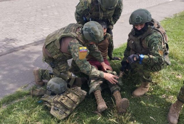 Imbabura registra 15 detenidos y dos militares heridos