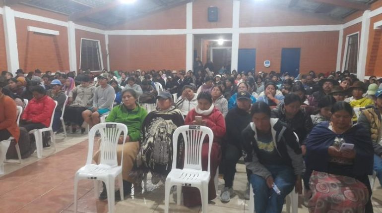 Indígenas de Cotacachi convocan movilización indefinida diésel