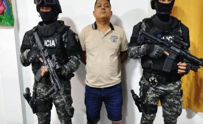 La Policía capturó a alias ‘Topo’, cabecilla de Los Choneros