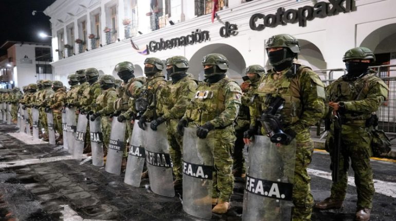 Latacunga refuerza seguridad ante paro nacional de Conaie