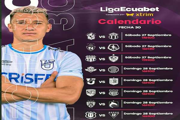 Liga Ecuabet: La fecha 30 se define en simultáneo