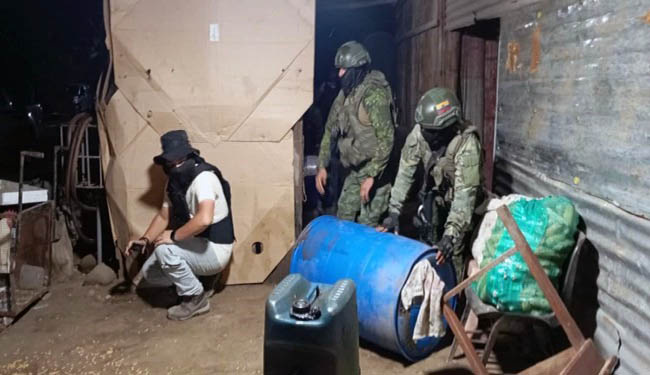 Militares decomisan 3.000 galones de diésel en Huaquillas