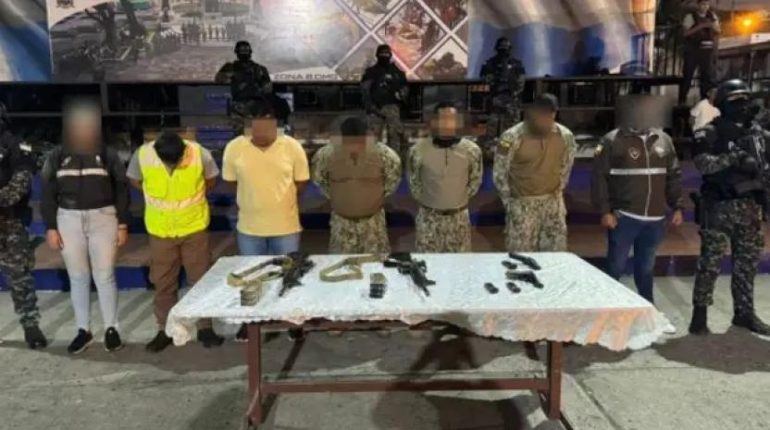 Militares y guardias detenidos por narcotráfico internacional Ecuador