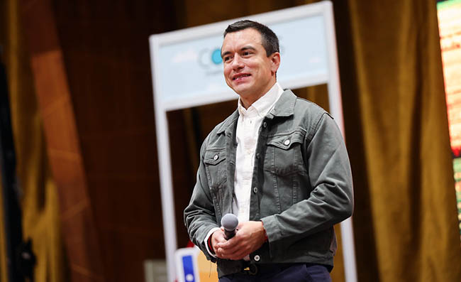 Noboa: Dialogar con la Conaie sería atentar contra la democracia