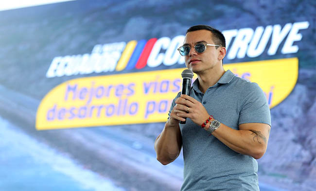 Noboa: Dimos un golpe clave a las economías criminales