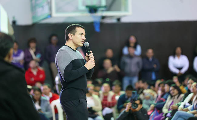 "Nosotros no retrocedemos": Daniel Noboa