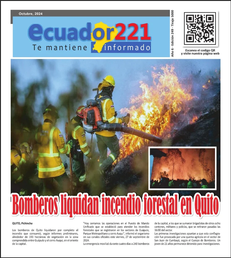 portada de ecuador 221 octubre 2024