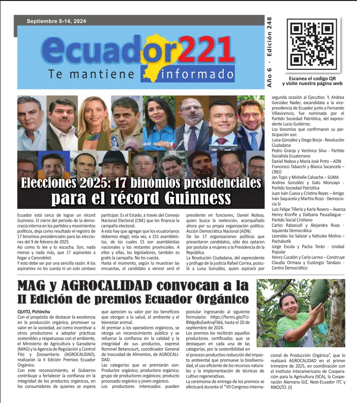 portada del día ecuador 221