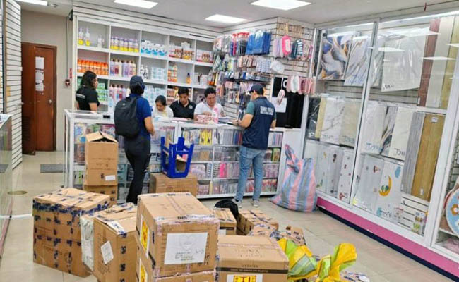 SRI incauta mercadería en locales de productos dermatológicos