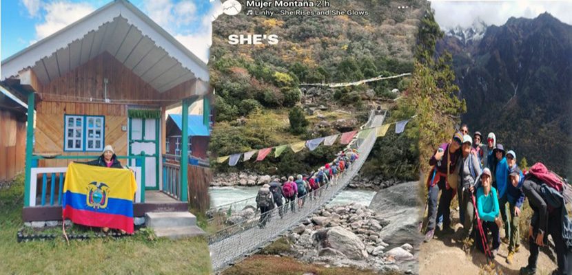 ecuador 221 Mujeres-andinistas Silvia Meza y 17 mujeres buscan alcanzar la cima de la montaña Kanchenjunga