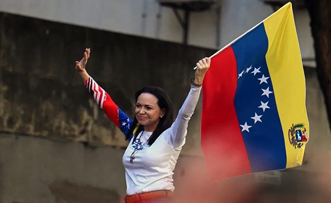 La líder venezolana María Corina Machado gana el Nobel de la Paz