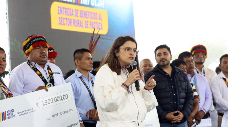 Dirigentes de nacionalidades indígenas amazónicas de Pastaza respaldaron al Gobierno