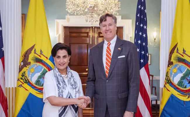 Gabriela Sommerfeld se reunió con secretario adjunto de Estado de EEUU