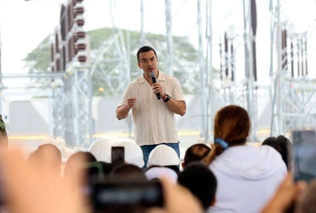 Gobierno refuerza red eléctrica en El Oro con inversión