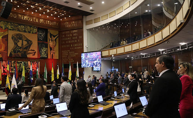 Legisladores aprueban resolución que rechaza intento de desestabilización del país
