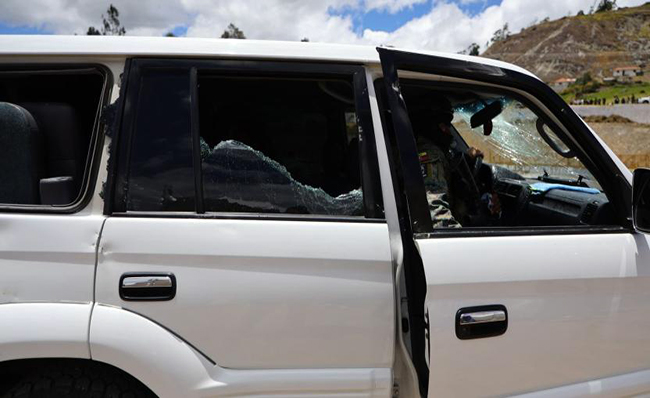 Panamá y Perú condenan ataque a la caravana presidencial de Daniel Noboa en Cañar