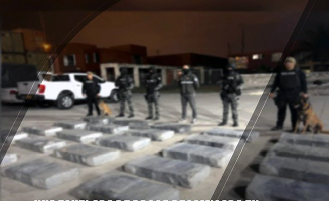 Policía decomisa una tonelada de cocaína en operativo “Bremen III”