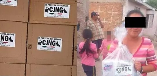 Sheinbaum condena entrega de despensas por presuntos miembros del CJNG