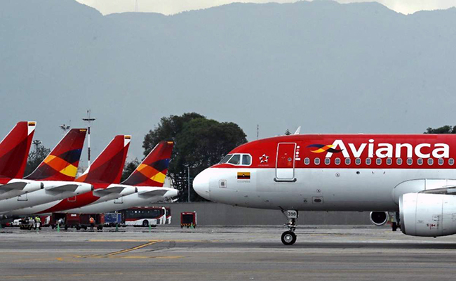 Avianca inmoviliza el 70% de su flota para actualizar el sofware