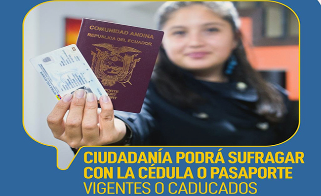 CNE: Se podrá votar con las cédulas o pasaportes caducados
