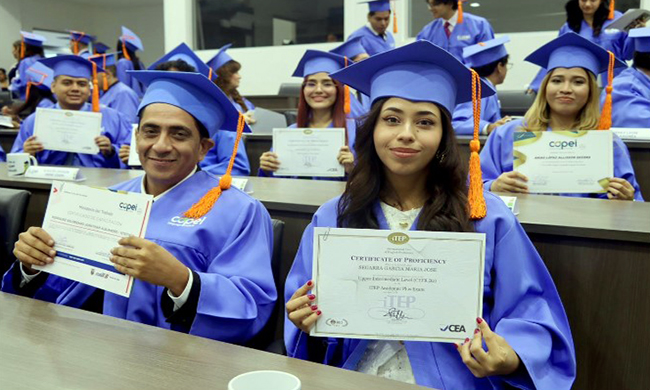 COPEI graduó a 99 estudiantes especializados en inglés