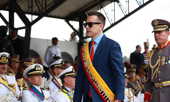 Daniel Noboa viaja nuevamente a EE.UU., sin dar detalles