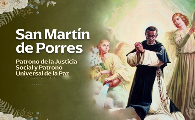 Hoy celebramos a San Martín de Porres, patrono de la justicia social y la paz