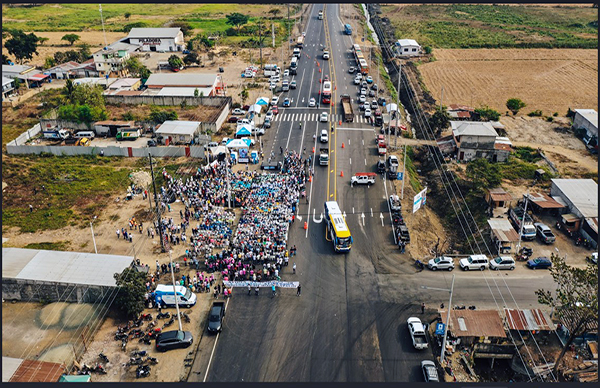 Inauguran ampliación a 4 carriles de la vía La Aurora-La T de Las Maravillas