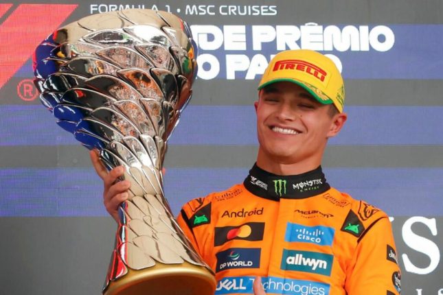 Lando Norris triunfa en Brasil y roza el título