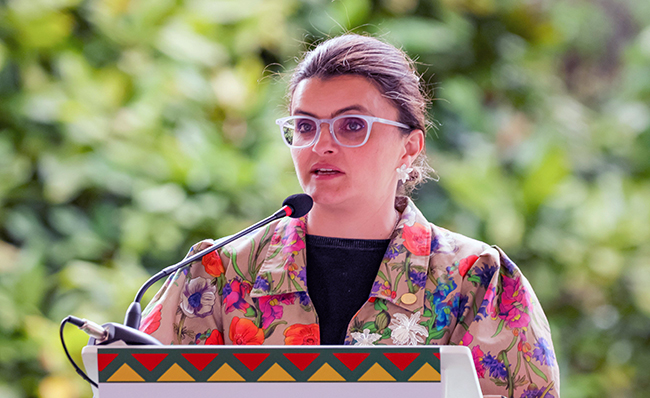 María José Pinto asumió el Ministerio de Salud Pública