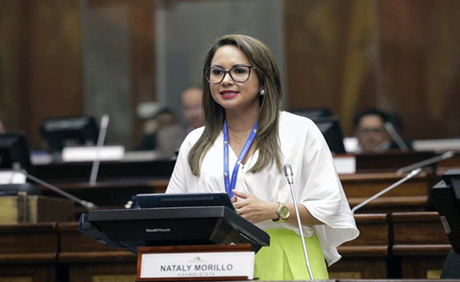 Nataly Morillo es la nueva ministra de Gobierno