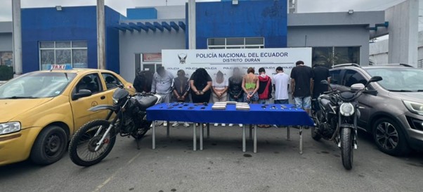 Policía desarticula bandas y asegura armas en Durán