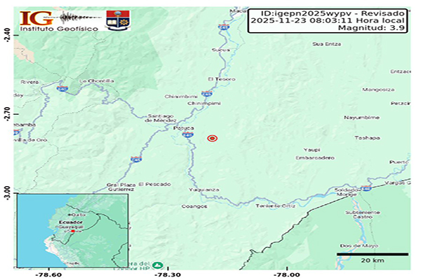 ecuador 221 un-sismo-de-39-grados-desperto-a-los-pobladores-de-sucua-ecuador221.com_.ec_ Un sismo de 3,9 grados despertó a los pobladores de Sucúa