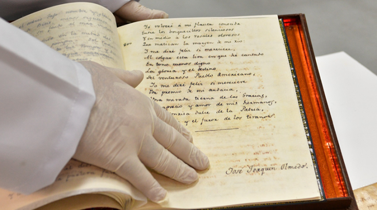 UNESCO incluye manuscrito de Olmedo en Registro Memoria del Mundo