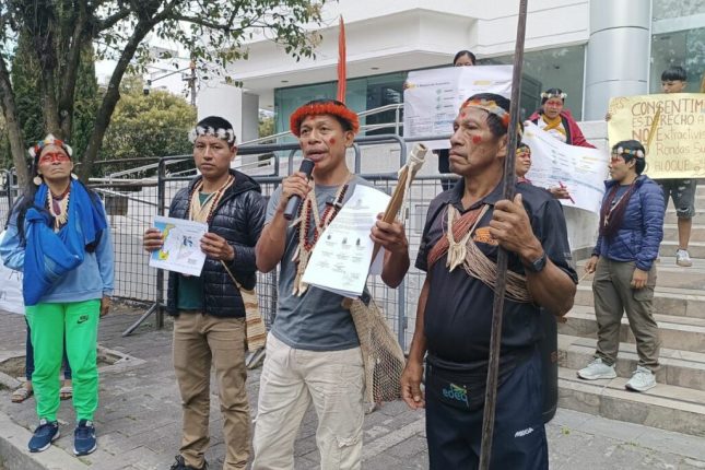 Waorani cuestionan a la Corte por excluir diálogo territorial