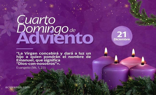 Hoy celebramos el Cuarto Domingo de Adviento 2025