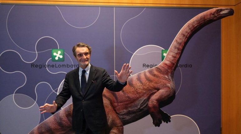 Italia descubre gigantesco yacimiento con huellas de dinosaurios