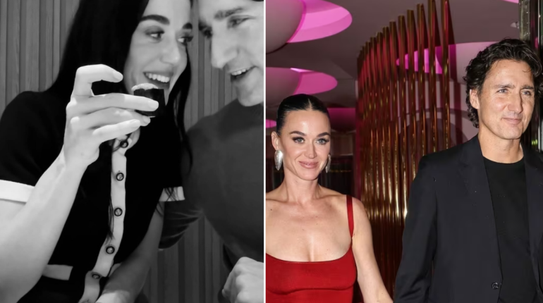 Katy Perry y Trudeau confirman romance con fotos íntimas