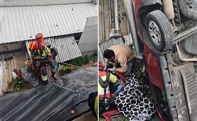 quito-un-vehiculo-cayo-en-interior-de-una-casa-en-guajalo-ecuador221.com_.ec_ Quito: Un vehículo cayó en interior de una casa en Guajaló