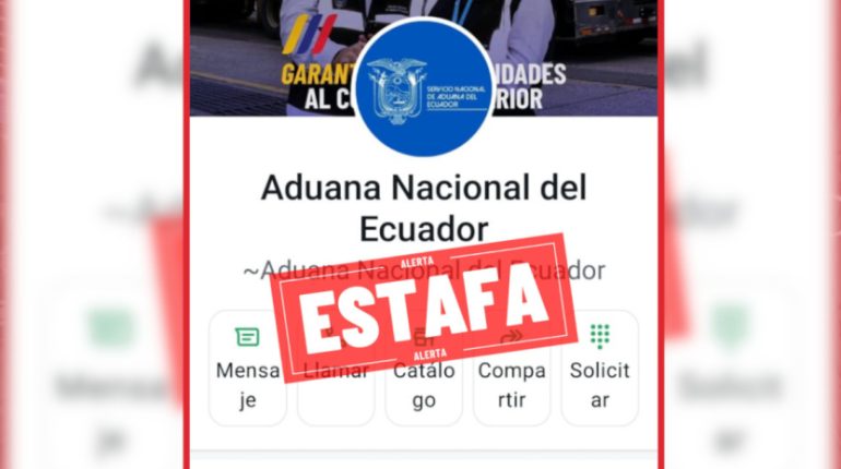 Senae alerta sobre estafa digital y niega remates
