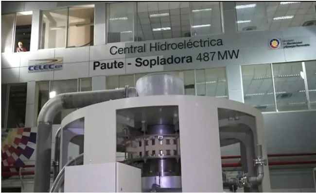 Celec recuperó una de las unidades de la central Sopladora