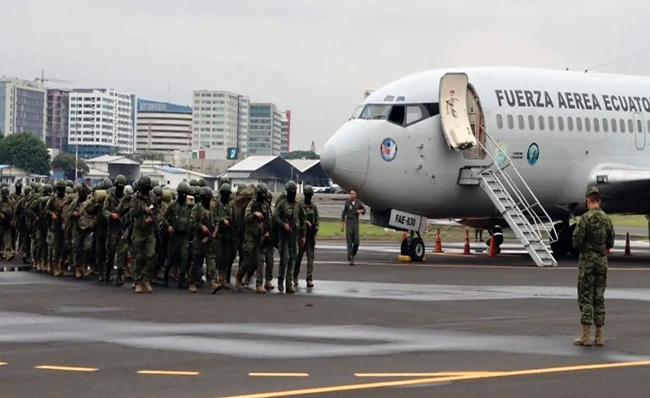 Defensa despliega 10000 militares en Guayas, Manabí y Los Ríos