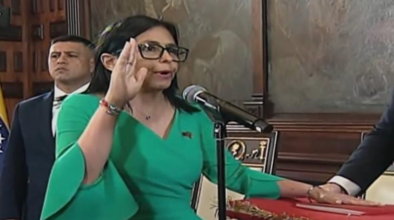 Delcy Rodríguez asume presidencia encargada de Venezuela