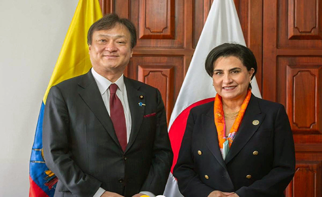 Ecuador y Japón fortalecen su relación bilateral