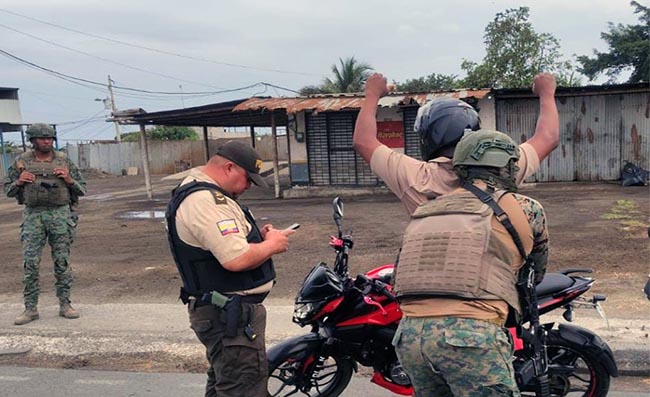 FAE refuerza coordinación por ola de violencia en Manabí