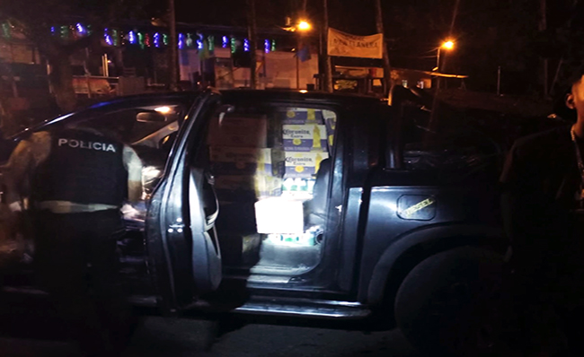Militares incautan 70 cajas de cerveza extranjera
