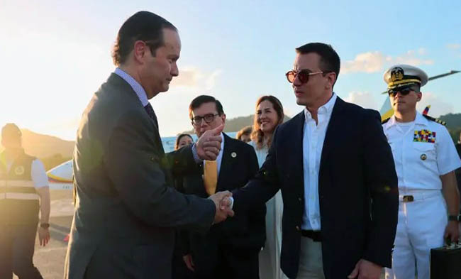 Noboa participa en el Foro Económico de América Latina y el Caribe