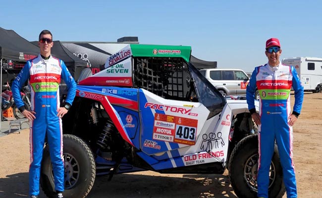 Sebastián Guayasamín compite en el Rally Dakar 2026