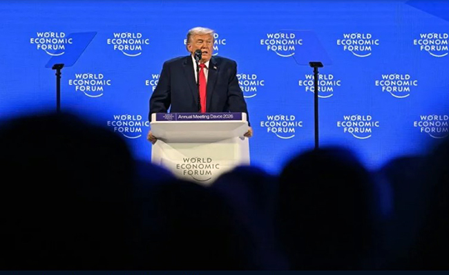 Trump pide en el Foro de Davos negociaciones inmediatas para adquirir a Groenlandia