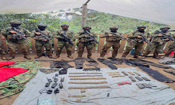 Bloque de seguridad destruye campamento guerrillero en frontera norte